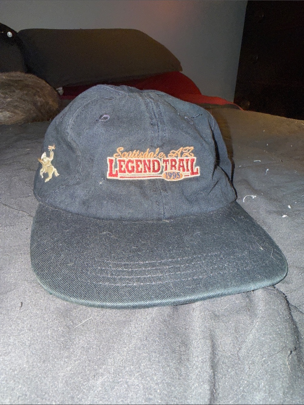 Vintage Black Legend Trail Baseball Cap